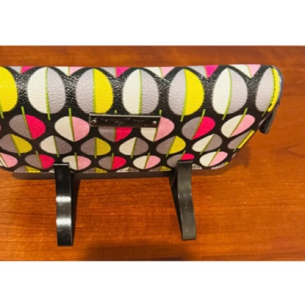 VERA BRADLEY Moon Drops Faux Leather Accordion Zip Around Wallet - Picture 5 of 9